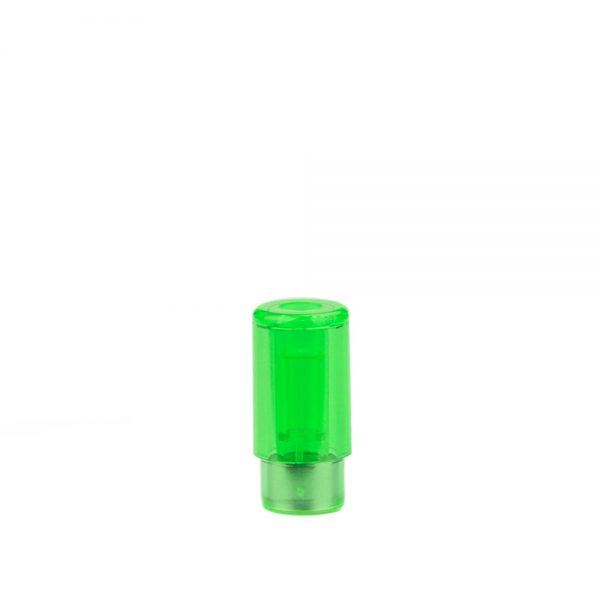 clear round green mouthpiece for ccell cartridge
