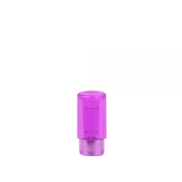 clear round purple mouthpiece for ccell cartridge