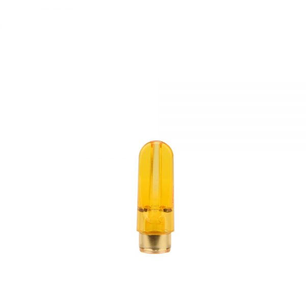 clear yellow plastic mouthpiece for ccell cartridge