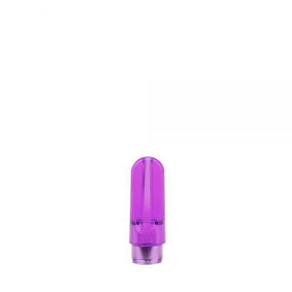 purple clear plastic mouthpiece for ccell cartridge