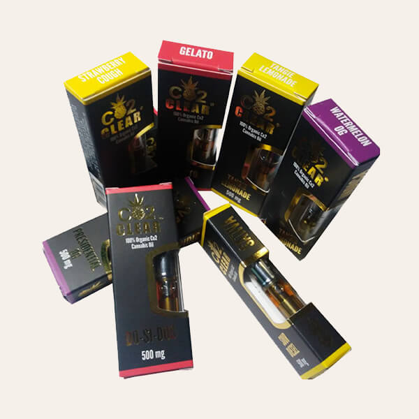 cartridges thc oil packaging
